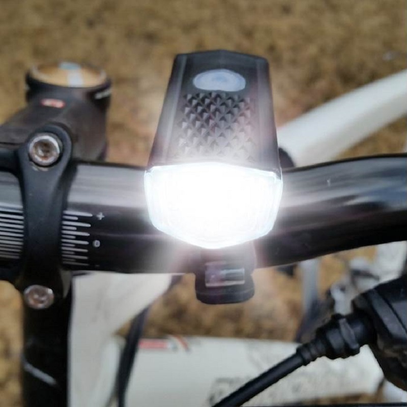 USB充電腳踏自行車前照明燈 100米超強光 3小時續航