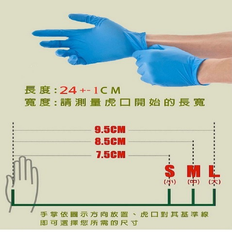 【手博士】人造合成乳膠手套100入(NBR手套/清潔手套)