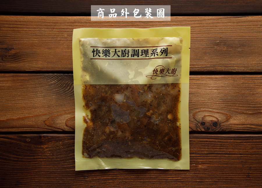       【快樂大廚】黑胡椒醬燒嫩肩牛小排50包組(450g/包)