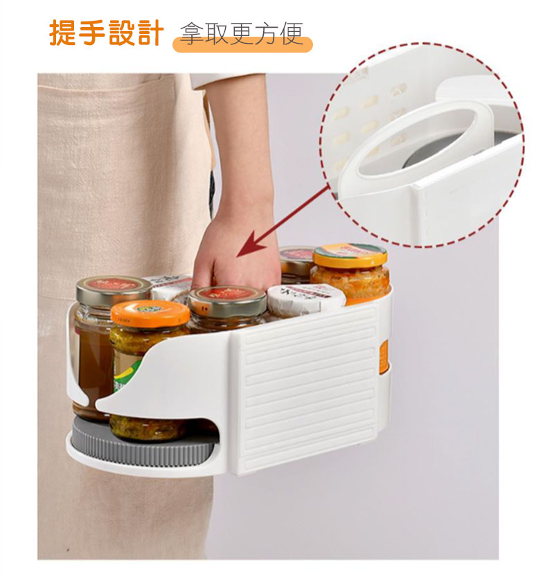 冰箱橢圓形雙軸旋轉置物架 可冰酒/飲料 深處可旋轉輕鬆拿取 可疊加 飲料置物架