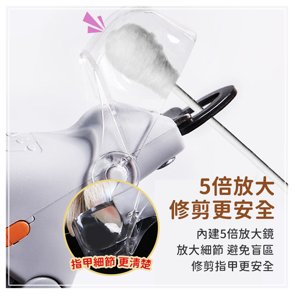 LED燈寵物指甲剪(自帶LED燈+放大鏡) 貓狗可用 寵物美容