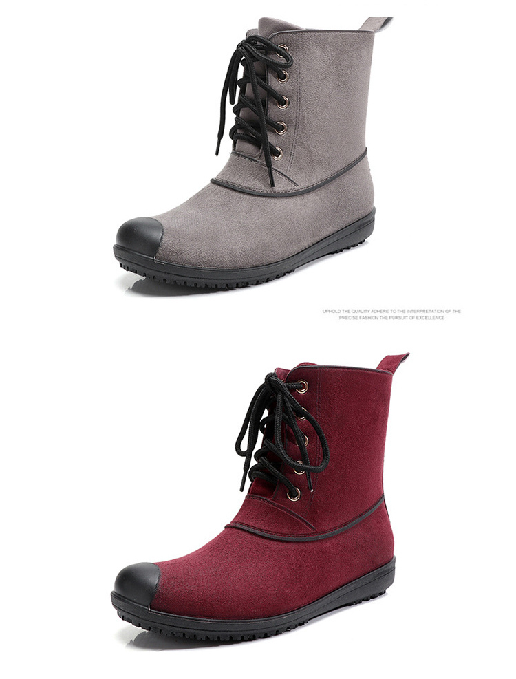 輕量防水防滑抗污短雨靴