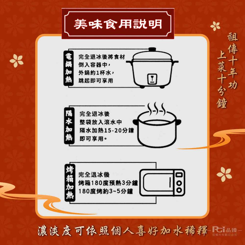 【葉宅】添福壽豬腳麵線禮盒(豬腳1380g+麵線300g) 蹄膀 閏月添壽