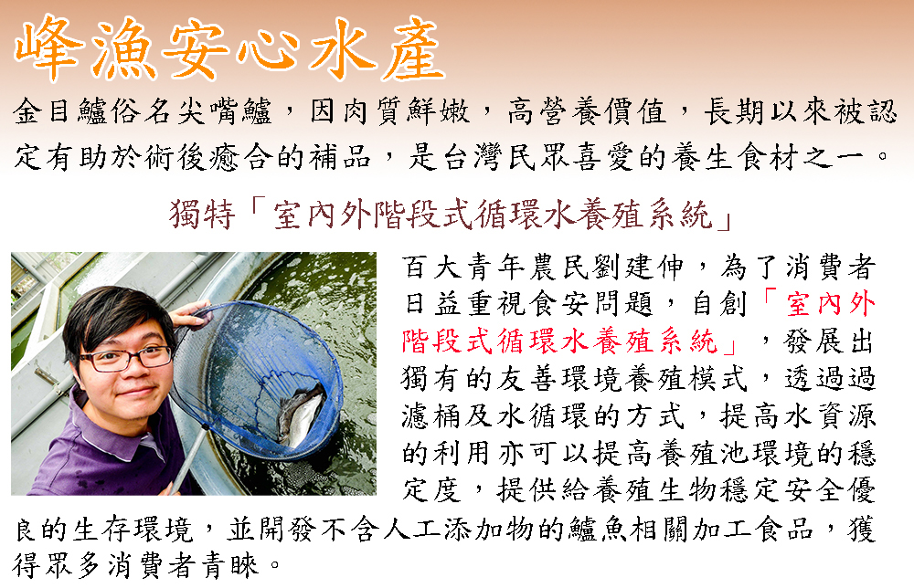 峰漁安心水產純真鱸魚丸