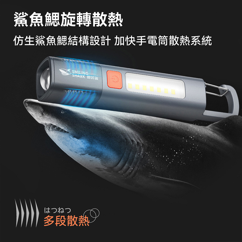 伸縮變焦強光手電筒 爆閃手電筒 鑰匙燈 防水露營燈 多功能手電筒