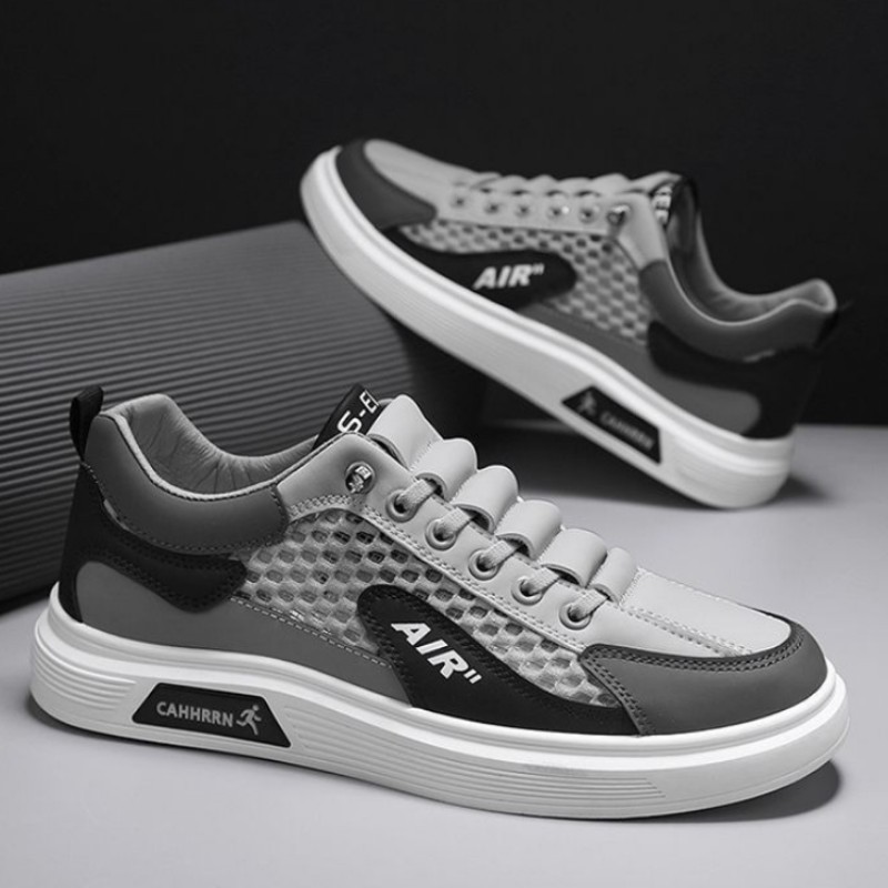 春夏透氣網面設計師同款男鞋 板鞋