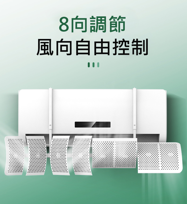 升級型8葉萬向冷氣擋風板