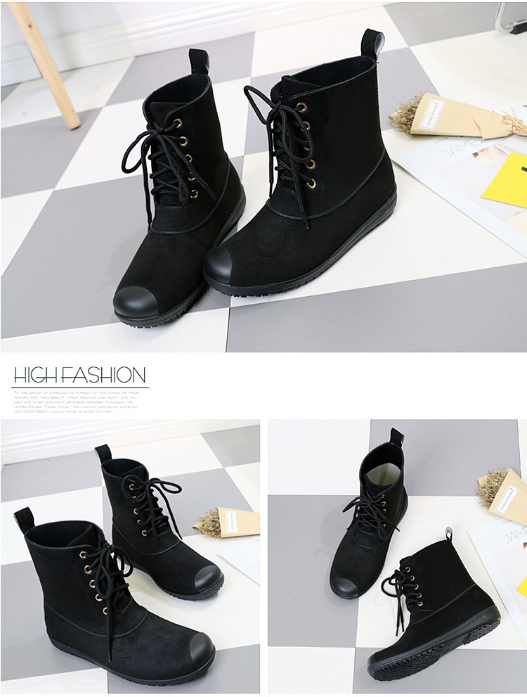 輕量防水防滑抗污短雨靴