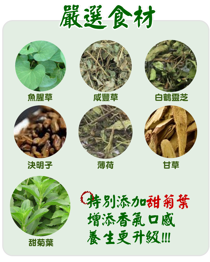 【王媽媽推薦】魚腥草薄荷茶(10入/包) 添加甜菊葉 回甘無腥味 茶包 養生茶