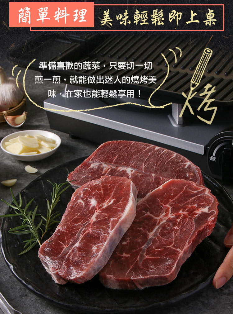 【享吃肉肉】PRIME美國特級板腱牛排150g