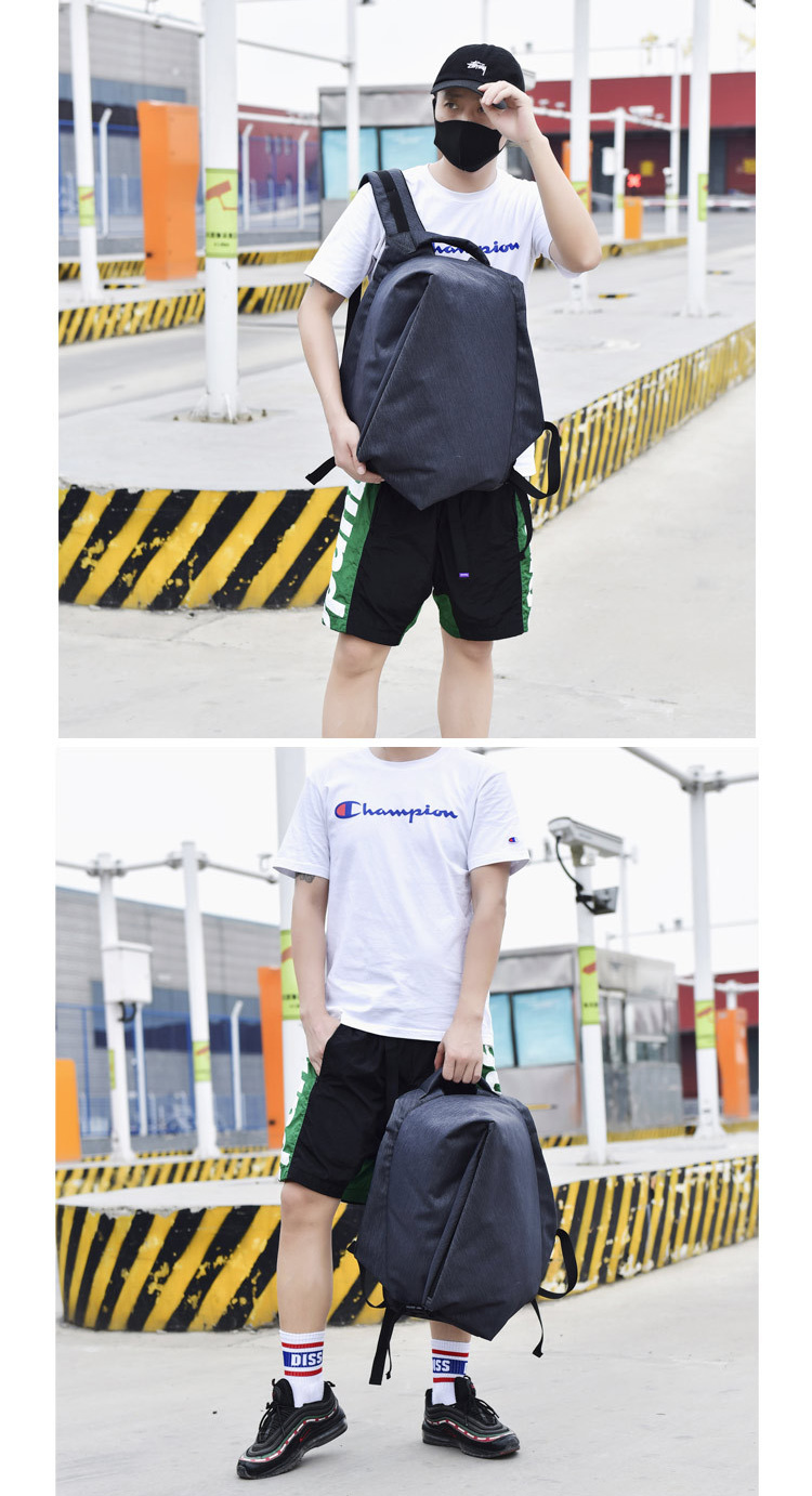 潮流大容量立體造型多功能後背包 電腦包 旅行包 2色可選