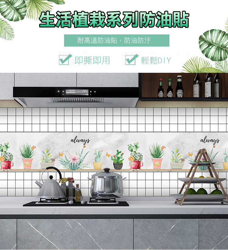 【OKAWA】廚房防油煙貼紙 5入(4款可選 瓦斯爐壁貼 防油煙耐高溫 護牆貼 