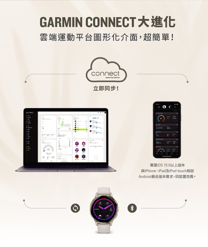 【Garmin】 Venu 3 系列 智慧腕錶