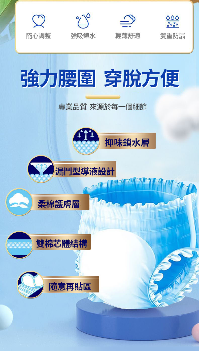 【FUDEK 復爾康】成人超吸水內褲型紙尿褲/拉拉褲/復健褲