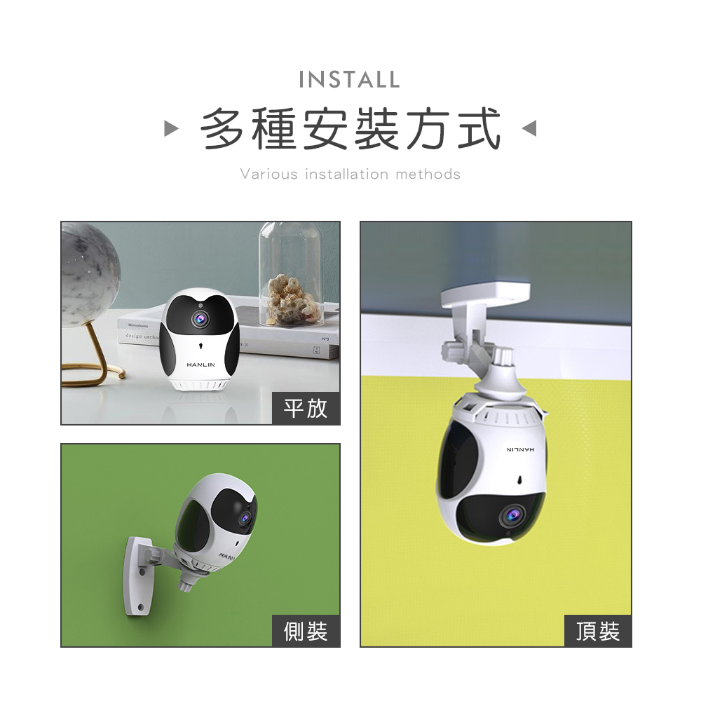 【HANLIN】Minicam 搖頭360度 迷你廣角監視器 貓頭鷹造型