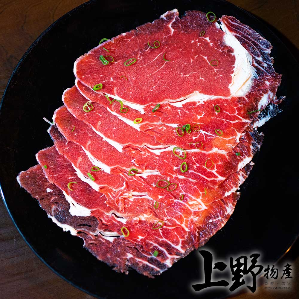 【上野物產】超厚切巴拉圭沙朗牛燒烤肉片 250g/約5-8片