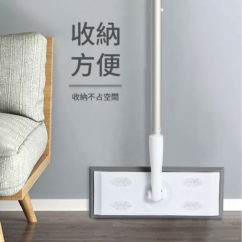 靜電除塵拖把組（附除塵紙巾100抽）
