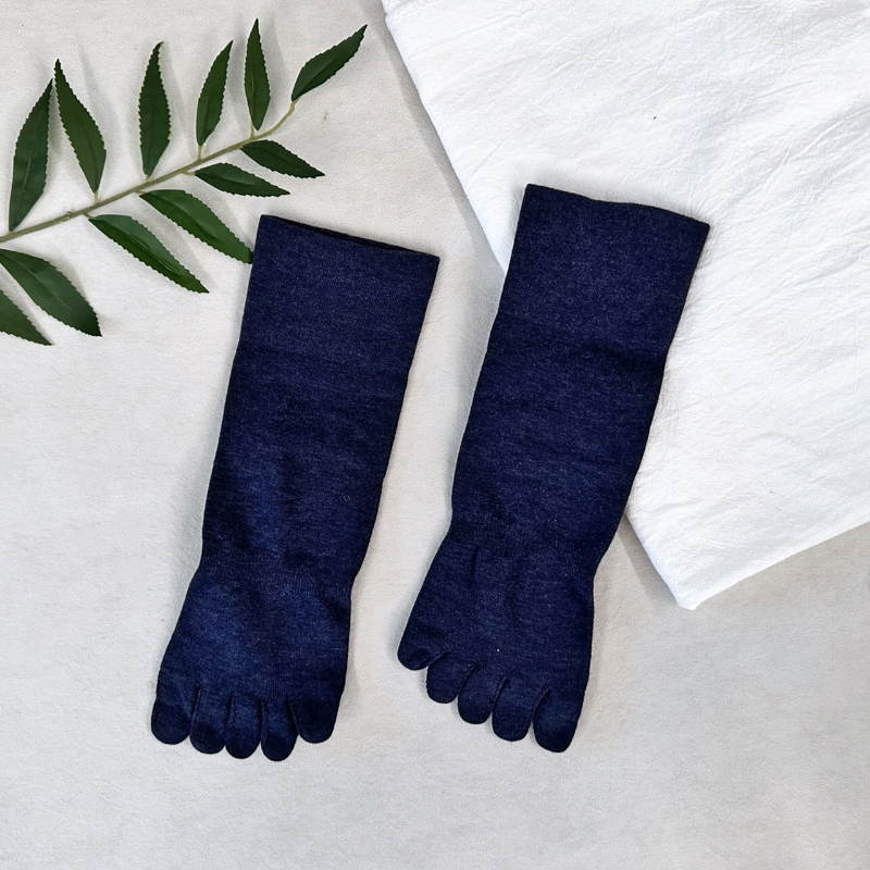 【凱美棉業】日本銀離子寬口五趾襪 除臭抗菌機能襪 無痕一體成型編織法