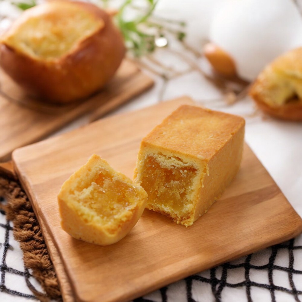 【給力食品】中秋綜合月餅10/13入禮盒 棗泥蛋黃酥／棗泥核桃酥／心月娘／鳳梨酥