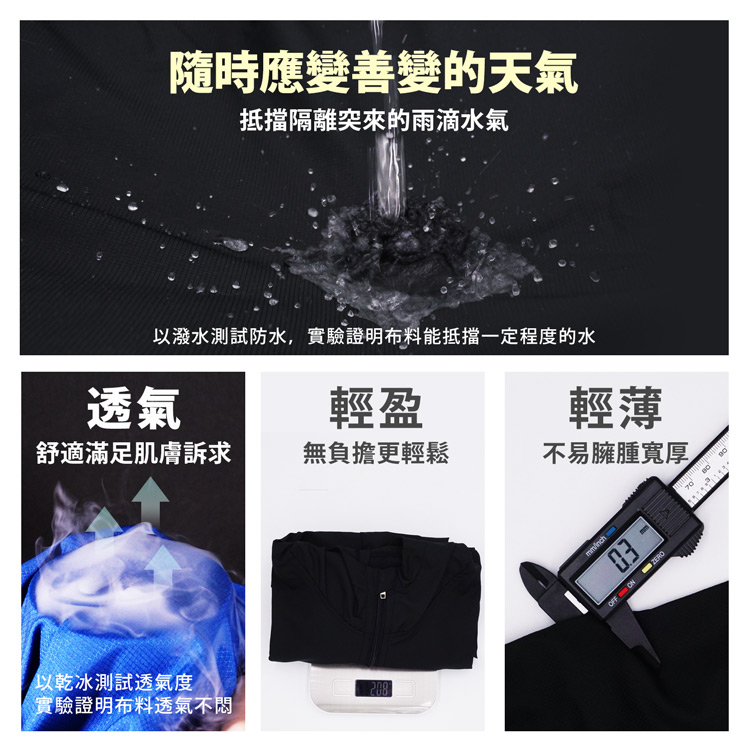       【GIAT】UPF50+防潑水機能風衣外套(連帽款/男女適穿-台灣