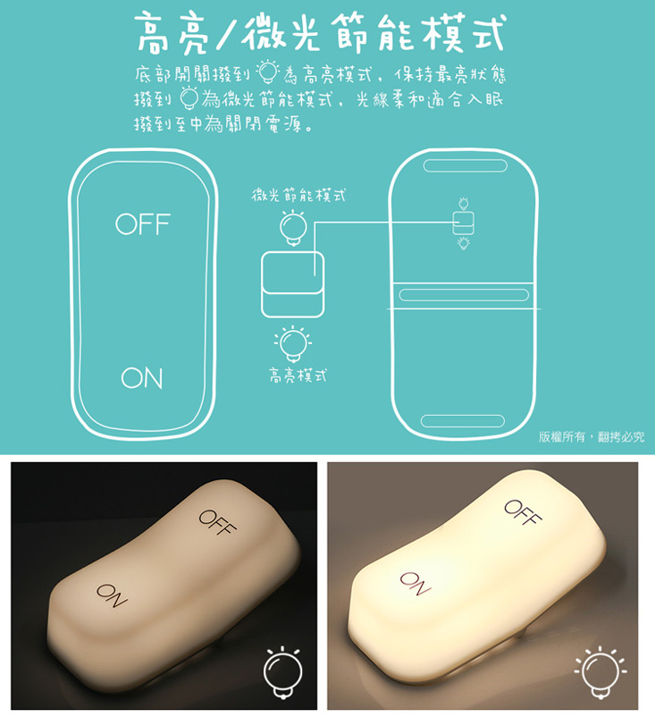       【aibo】USB充電磁吸式 小萌貓LED感應燈
