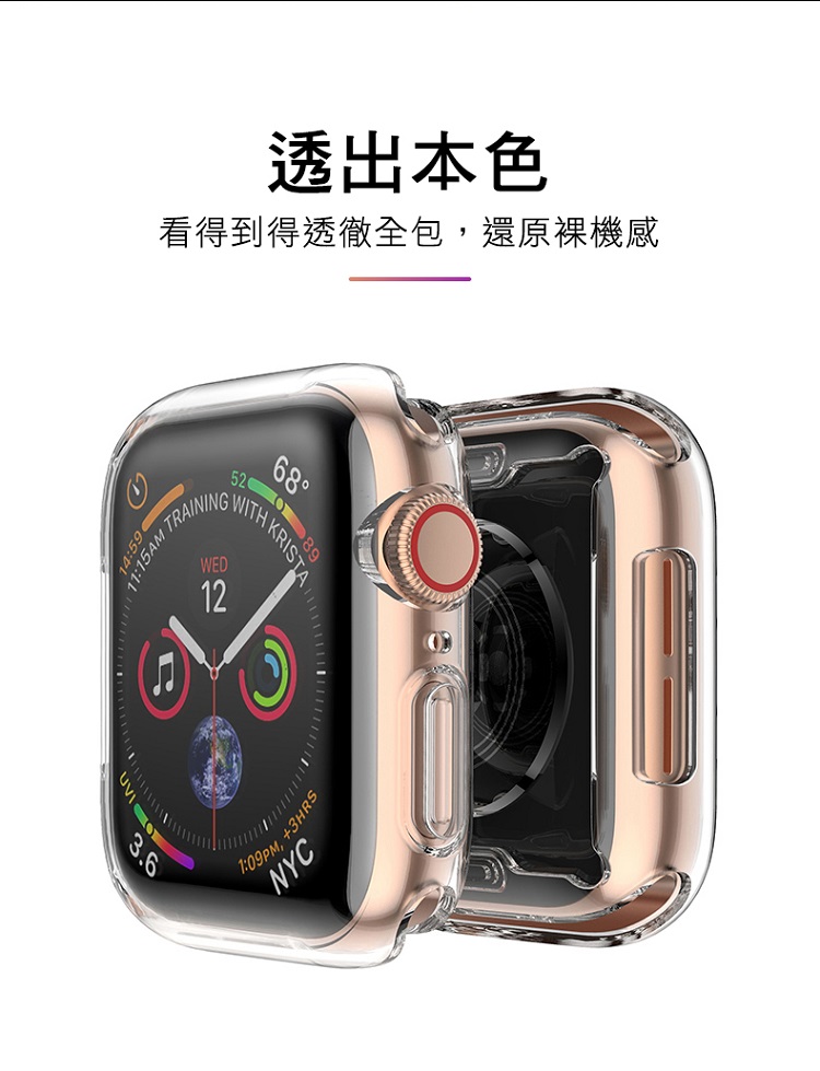       Apple Watch 5 44mm 全包覆透明防撞殼