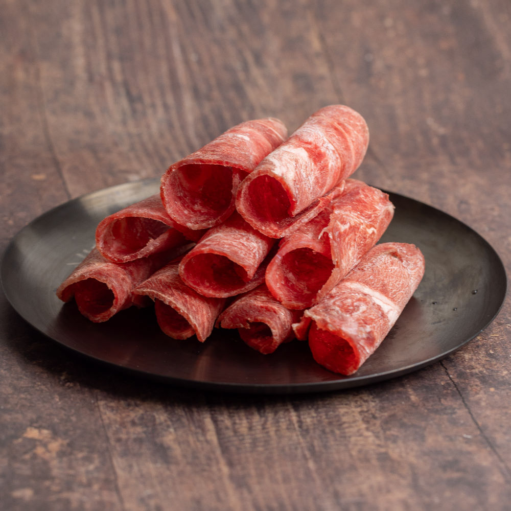 【小嚼士】巴拉圭草飼沙朗牛背肩火鍋肉片500g／1kg 烤肉片 牛肉片 牛沙朗