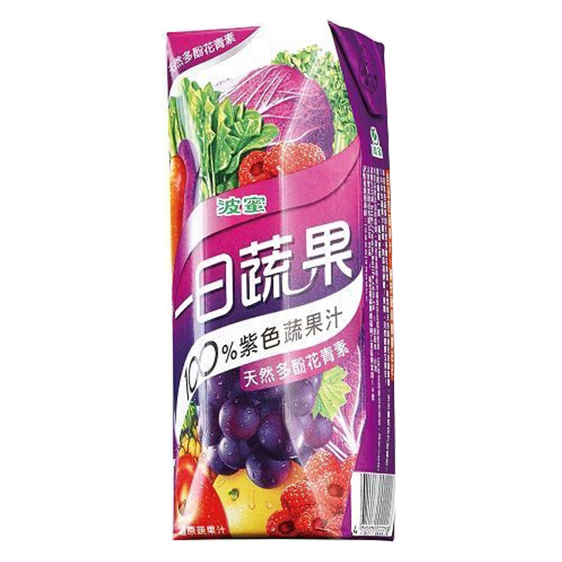 【波蜜】一日蔬果100%蔬果汁 250ml (18入/箱) 波蜜蔬果汁 飲料