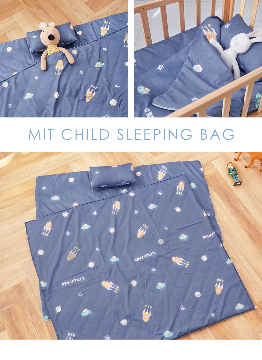 MIT冬夏兩用絲棉絨兒童睡袋 多款可選