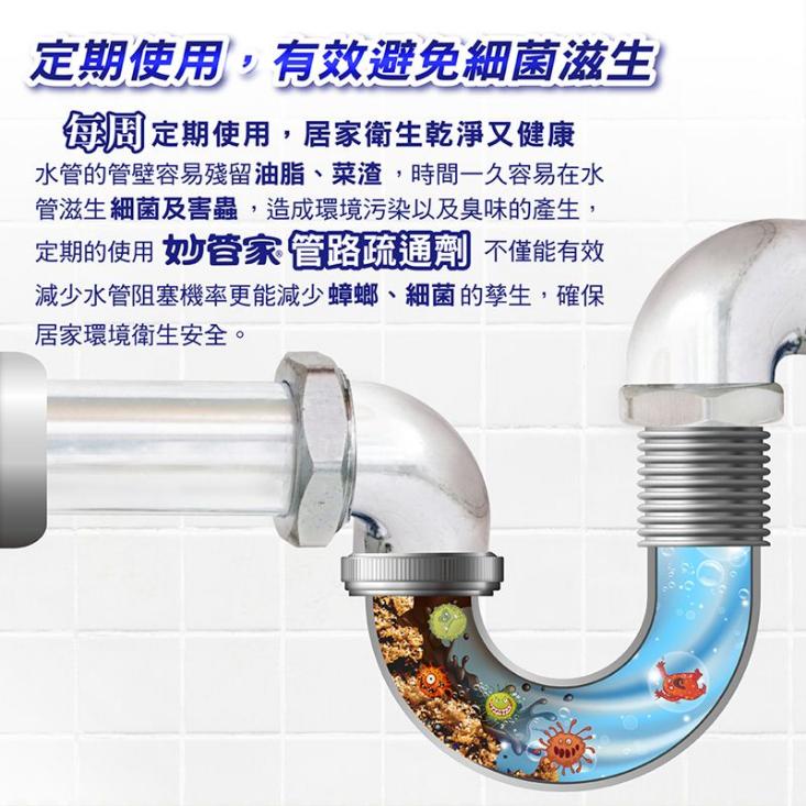 【妙管家】管路疏通劑 快速疏通劑 960g