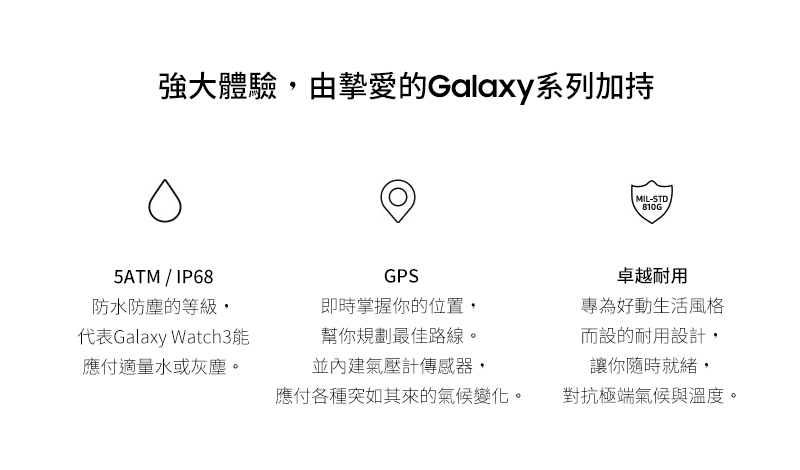 【SAMSUNG 三星】Galaxy watch 3 R855 41mm 智慧手