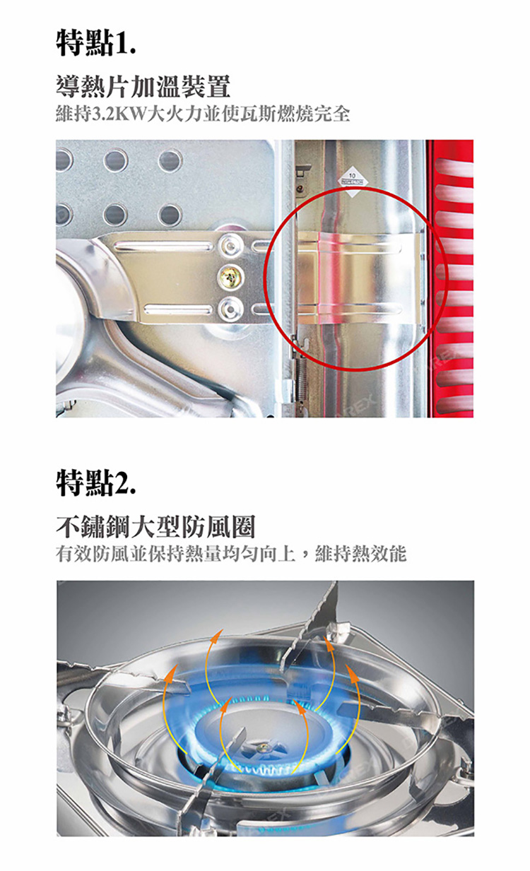【妙管家】超火大鋁合金瓦斯爐 3.2kW X3200