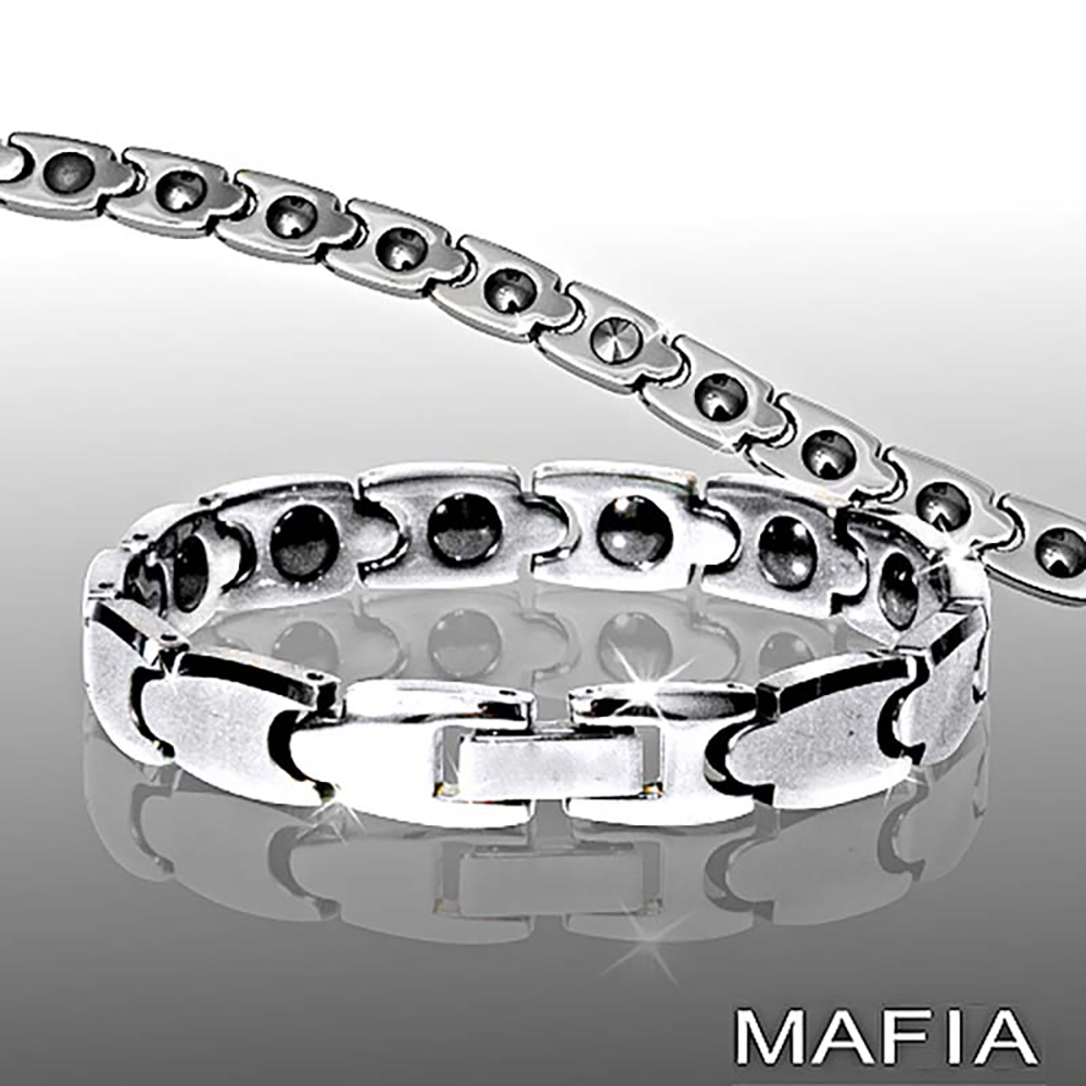 【MAFIA】鎢鋼磁石鍺手鍊/女款手鍊/男款手鍊
