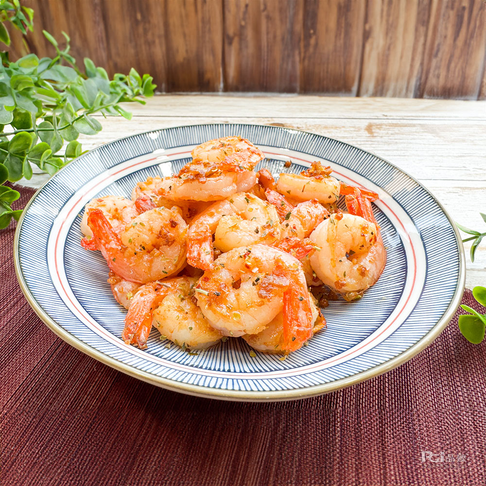 【三商】蒜香風味蝦仁300g 蝦肉 調味蝦仁 冷凍蝦仁 鮮蝦 蝦子 蒜味蝦