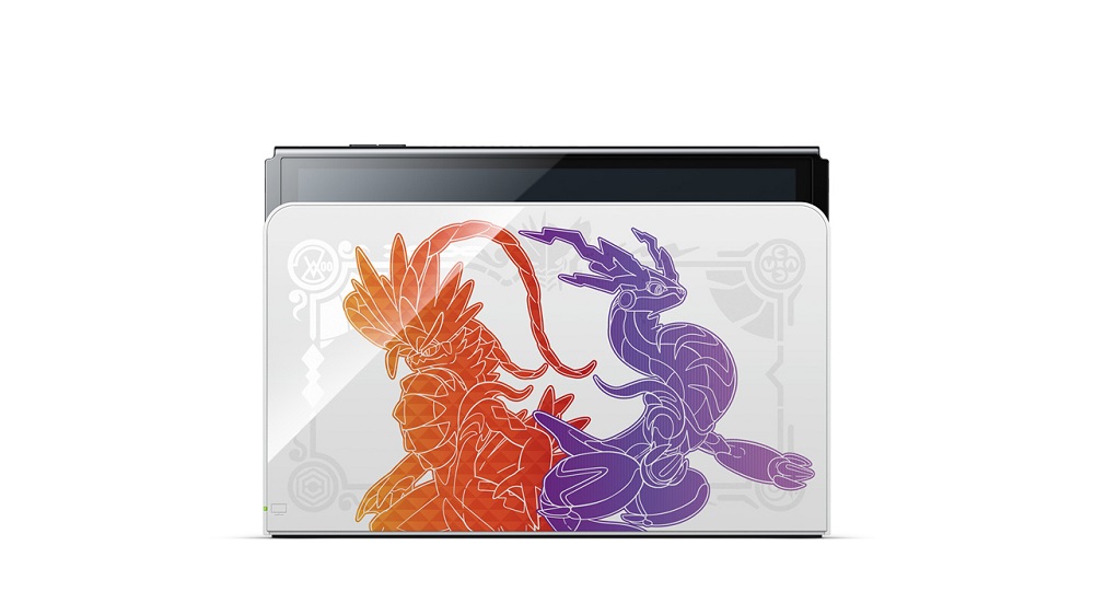 【Nintendo】Switch OLED 寶可夢《朱／紫》特別版主機 贈包貼