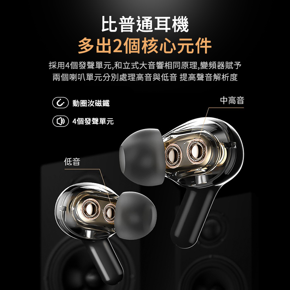 【DTAudio】HIFI級音質 重低音超長續航 安卓蘋果通用 藍牙耳機