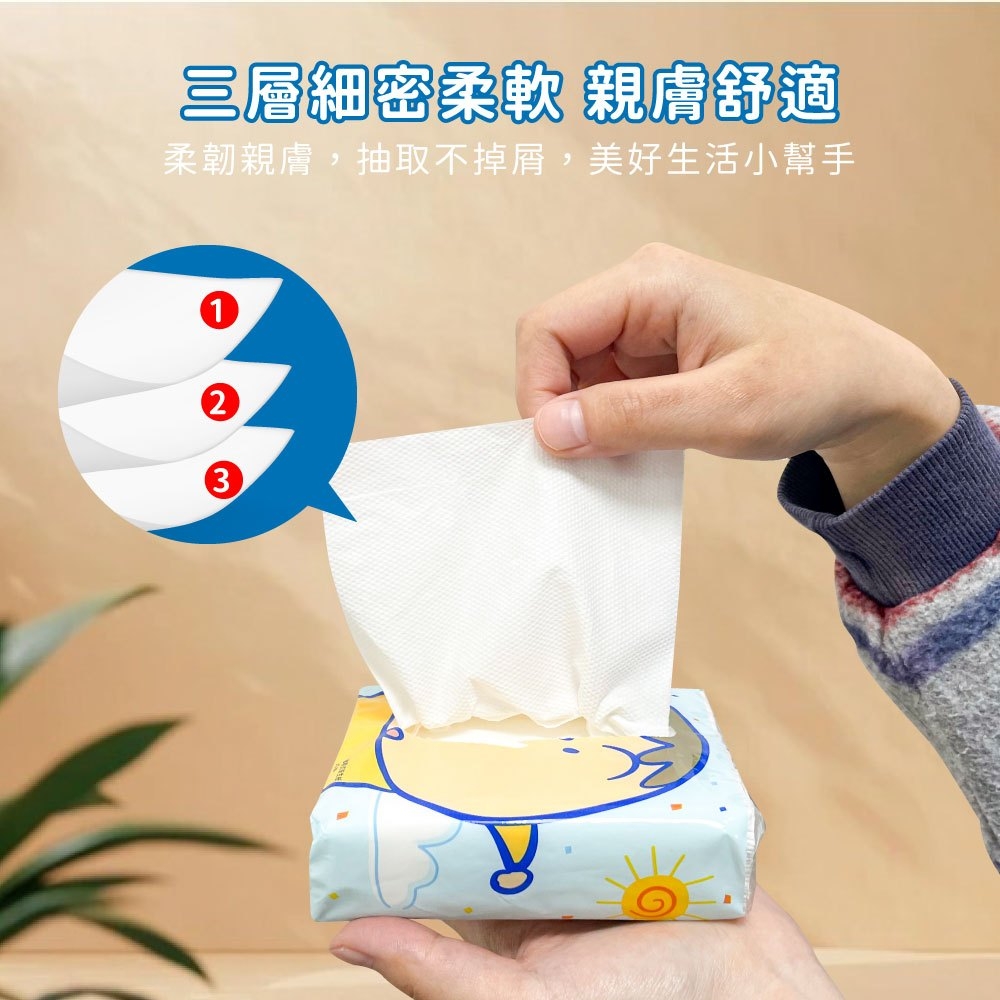 蠟筆小新抽取式衛生紙春日阿呆款50抽x100包