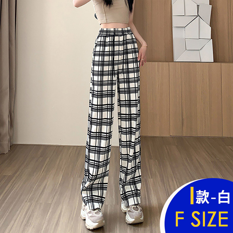 韓國透氣冰絲涼感高彈力修身顯瘦休閒褲  運動褲 防蚊褲 棉麻褲 