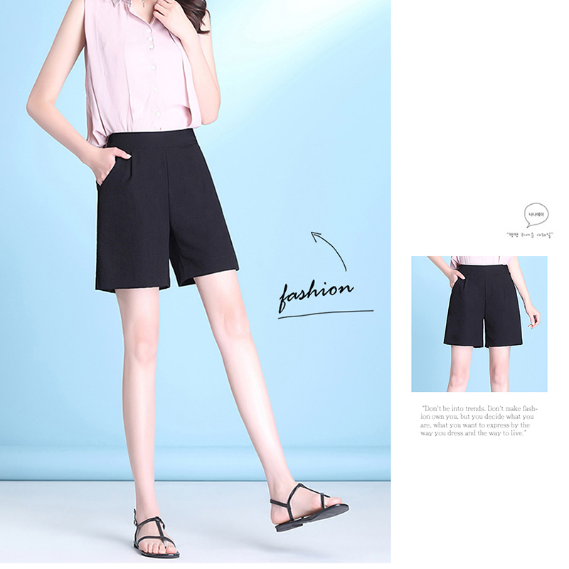M-XXL日韓質感修身顯瘦涼爽輕薄短褲 冰絲褲 休閒褲 透氣鬆緊腰設計