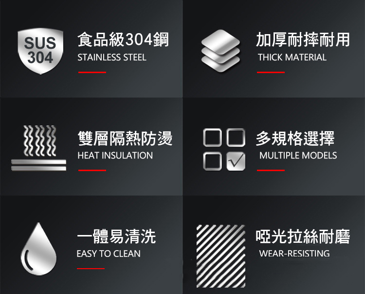 韓式304雙層不銹鋼帶蓋飯碗